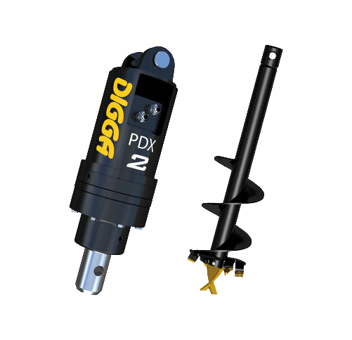 Excavator Auger Attachment