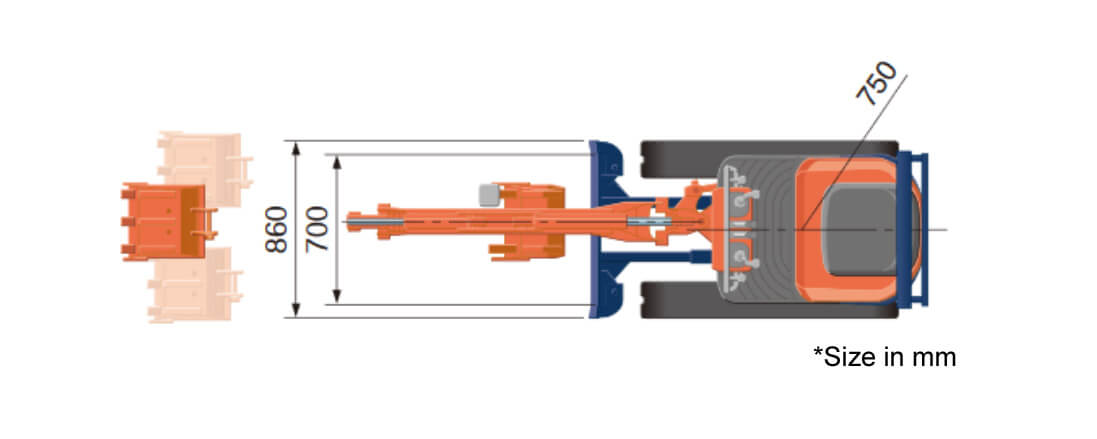 Kubota K008 Excavator Rental Size Specifications